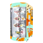Distributor Fresh Flower Shop Bouquet Vending Lockers Automated With Humidifier