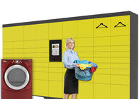 Self Service Intelligent Digital Laundry Locker with SMS Message Sending Indoor