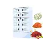 High Tech Cooling Refrigerated Locker Egg Vending Machine For Fresh Food