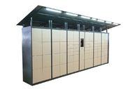 Customized Non Touch Apartment Delivery Lockers With Big Touch Screen / Camera