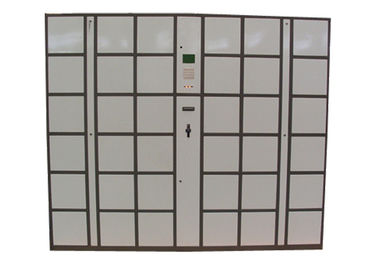 सीई 36 दरवाजे बड़े आकार के स्टील सामान लॉकर्स, एलसीडी स्क्रीन के साथ पासवर्ड इलेक्ट्रॉनिक कार्यालय लॉकर्स बॉक्स