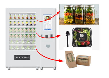 कन्वेयर बेल्ट ताजा खाद्य वेंडिंग मशीनें, सैंडविच सब्जियां वेंडिंग मशीन