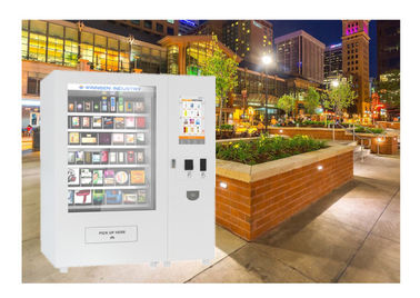 विज्ञापन टच स्क्रीन के साथ स्नैक फूड कॉफी वॉटर ड्रिंक स्वचालित वेंडिंग मशीन