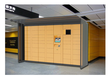 चार्जिंग फोन फंक्शन के साथ लोकप्रिय डिजाइन एयरपोर्ट बस स्टेशन सामान लॉकर्स