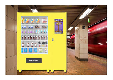 बस स्टेशन, सैंडविच वेंडिंग मशीन के लिए अनुकूलित भोजन खाद्य वेंडिंग मशीन लॉकर्स