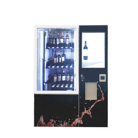 टच स्क्रीन और रेफ्रिजरेटर के साथ शराब बीयर कोला बोतल का रस स्वचालित वेंडिंग मशीन कियोस्क