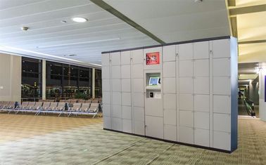 मेटल स्कूल स्टोरेज ट्रेन स्टेशन एयरपोर्ट पब्लिक लॉकर्स स्मार्ट लॉक्स क्रेडिट कार्ड एक्सेस के साथ