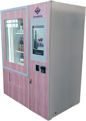 22 &amp;quot;विज्ञापन टच स्क्रीन और लिफ्ट के साथ लाल शराब स्वचालित वेंडिंग मशीन