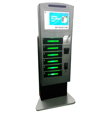 कम्प्यूटर संचालित फास्ट सेल फोन चार्जिंग स्टेशन सिक्का / बिल / कार्ड भुगतान