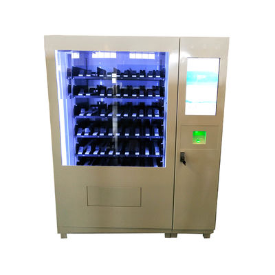 रिमोट प्लेटफार्म और सिक्का बिल स्वीकार्य के साथ बिग टच स्क्रीन बोतल वाइन वेंडिंग मशीन