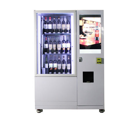 22 इंच विज्ञापन प्रदर्शन के साथ उच्च ग्रेड बड़ी क्षमता पेय वेंडिंग मशीन