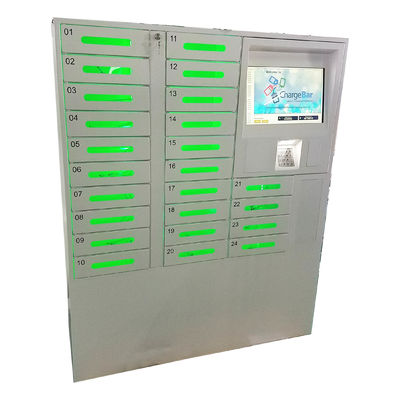 अनुकूलित सार्वजनिक सिक्का संचालित मोबाइल फोन चार्जिंग स्टेशन कियॉस्क एकाधिक दरवाजे