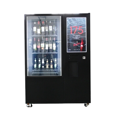 लिफ्ट लिफ्ट सिस्टम के साथ रेड वाइन बीयर की बोतल व्हिस्की वेंडिंग मशीन