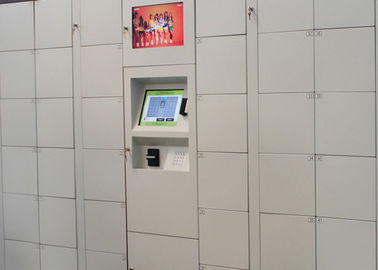 सिक्का संचालित कंप्यूटर कम्प्यूटर 15 इंच टच स्क्रीन के साथ एयरपोर्ट सामान भंडारण लॉकर संचालित