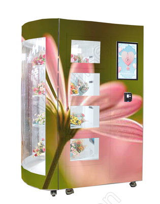 मिनी मार्ट फ्लावर वेंडिंग लॉकर्स मशीन गुलदस्ता गुलाब फ्लोर्स स्मार्ट कार्ड भुगतान