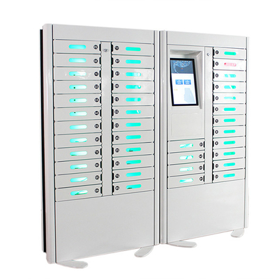 Coin Operated Mobile Cell Phone Charging Station With Digital Lockers For Rental