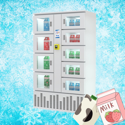 Efficient Winnsen Refrigerated Smart Food Lockers Refrigerated Vending Machine