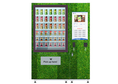 कस्टम सलाद वेंडिंग मशीन ताजा फल सलाद खाद्य कन्वेयर बेल्ट लिफ्ट के साथ वेंडिंग