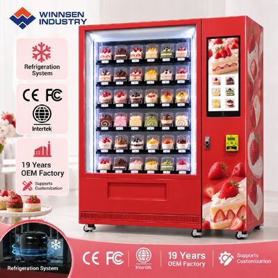 गुणवत्ता Winnsen Cupcake and Bread Vending Machine for Supermarket Coffee Shop Office Lobby कारखाना