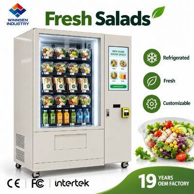 गुणवत्ता Winnsen Salad Vending Machine for Office Building Campus Healthy Lunch Anytime कारखाना
