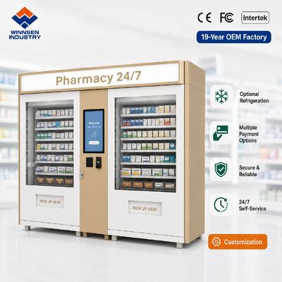 गुणवत्ता Winnsen Clinic Pharmacy Vending Machine Prescription Pickup Locker for Medical Center कारखाना