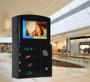 रेस्तरां के लिए एलसीडी विज्ञापन प्लेयर के साथ सेल फोन चार्जिंग स्टेशनों को स्पर्श करें