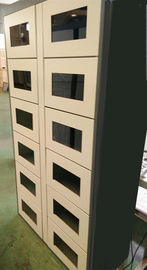विश्वविद्यालय के लिए लॉकर्स के विभिन्न आकार के साथ कीलेस इलेक्ट्रॉनिक पार्सल डिलिवरी लॉकर्स