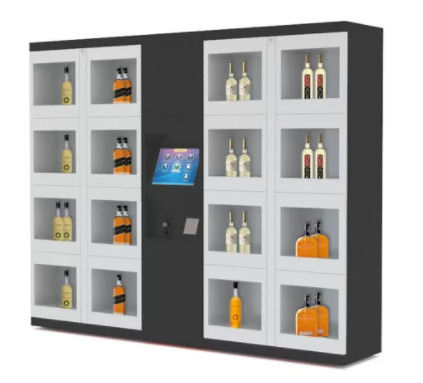Modern Designed Steel Vending Lockers , Waterproof White Automation Locker