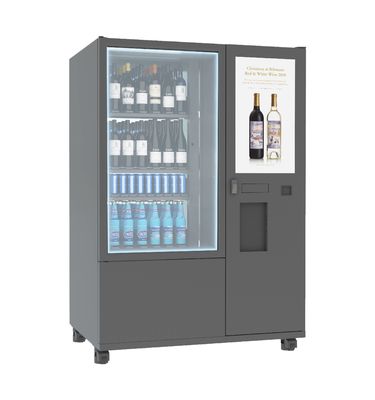 शीत बोतलबंद क्यूआर स्कैन भुगतान वाइन वेंडिंग मशीन
