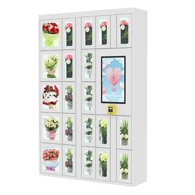 24 / 7 अलग दरवाजे फूल लॉकर 15.6 &quot;स्क्रीन क्रेडिट कार्ड रीडर के साथ वेंडिंग मशीन